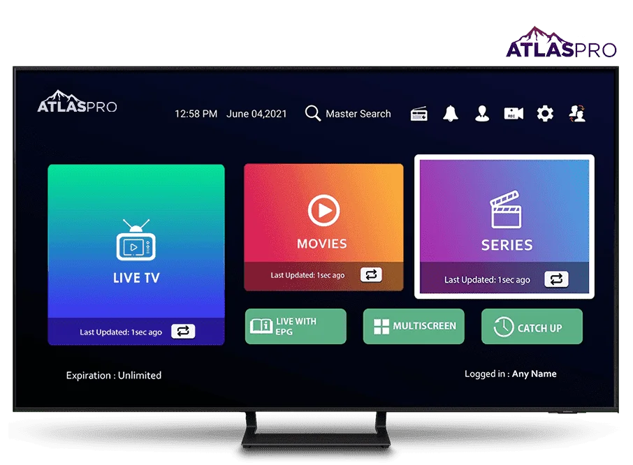 Atlas Pro On TV : application IPTV France sur Smart TV et smartphone